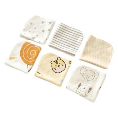 婴儿纯棉超柔软口水巾新生儿方巾