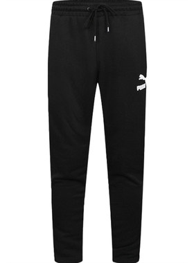 Puma正品秋季新款抽绳印花长裤