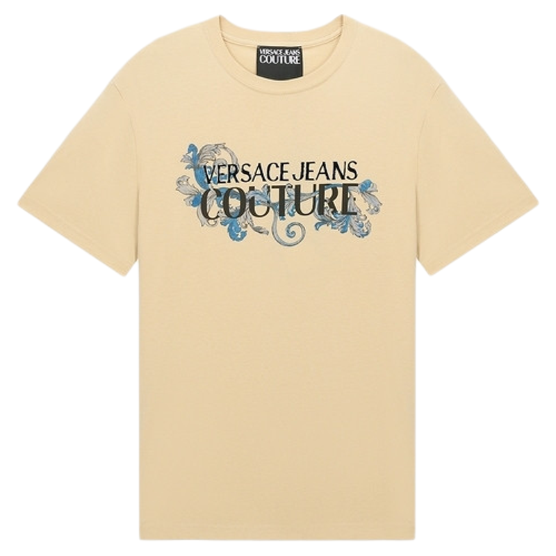 【季末优惠】VERSACE JEANS COUTURE 男士Logo修身T恤