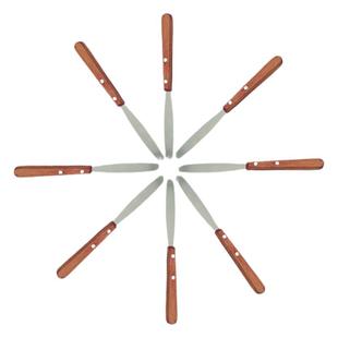 石膏调刀切刀技工石膏剪钳印膜材不锈钢木柄调刀牙科材料器械康桥