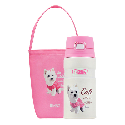 膳魔师猫猫狗狗不锈钢保温杯保冷