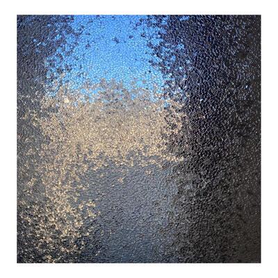 浮光跃金复古磨砂玻璃贴纸卫生间