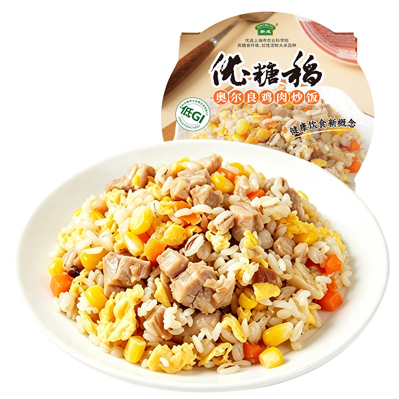 新成优糖稻奥尔良鸡肉常温炒饭
