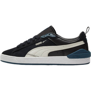 Puma/彪马正品Suede Bloc男女时尚潮流耐磨运动休闲板鞋384187-01