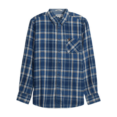 MCS春夏潮流全棉休闲长袖衬衫