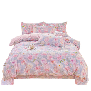 2026新款100%纯棉被套单件150x200x230单人1.5米宿舍全棉斜纹被罩