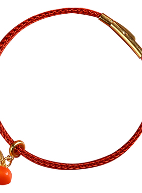 红绳手链吞金兽diy配件一家三口