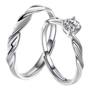 情侣对戒闪耀银河轻奢指环ins小众设计戒指情人节520礼物闺蜜礼物