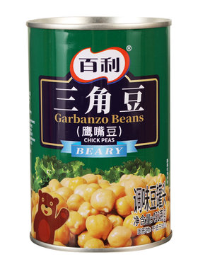 百利三角豆罐头熟鹰嘴豆西餐配料