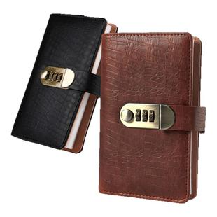 高档鳄鱼纹现金收纳册收藏册纸钞人民币存钱本纸币钱币带密码锁本