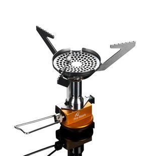 火枫户外炉具野营防风野炊气炉迷你灶头青峰一体式便携背包客炉头