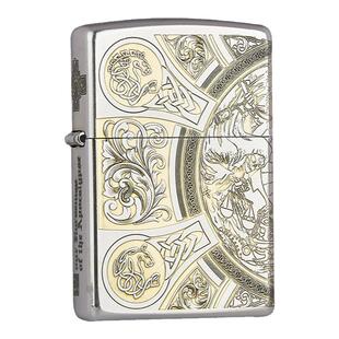 官方zippo芝宝正版煤油打火机创意盔甲天启四骑士zipoo之宝送礼男