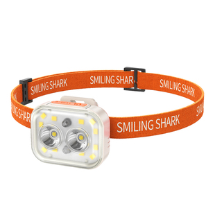 小型头灯强光超亮充电超轻长续航户外登山头戴式夜钓鱼夜跑夹帽灯