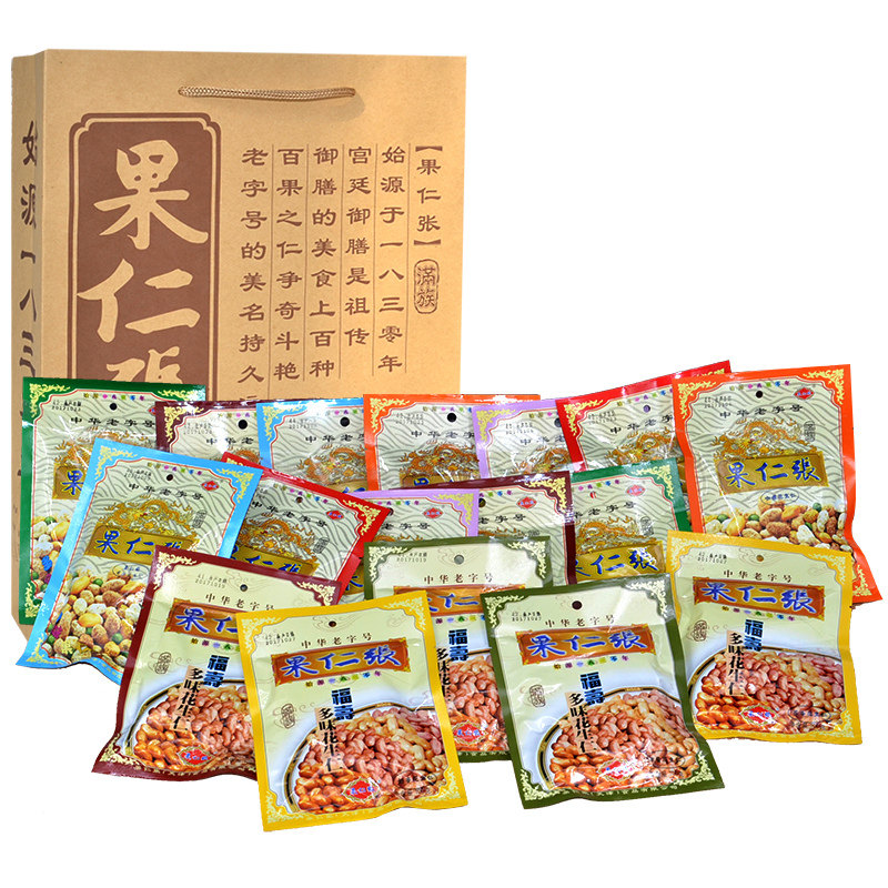 果仁张传统特产送礼袋多味花生