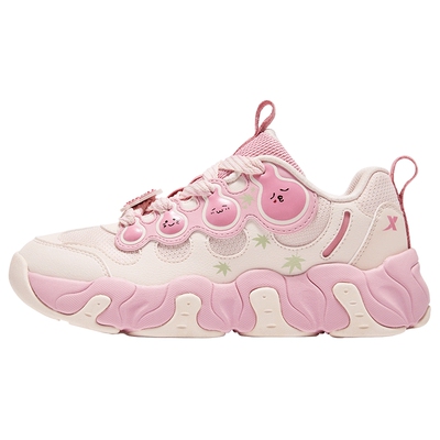 福宝鞋｜特步童鞋新款儿童运动女童防滑耐磨鞋子大童女跑步鞋