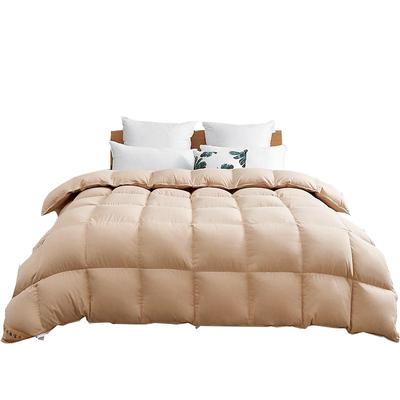 鸿润95%白鹅绒全棉加厚羽绒冬被