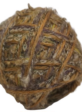 外贸美拉德紫色夹花80羊毛手混线外套发卡衣服包围巾手工毛线团