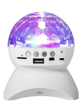 器材旋转魔球灯带蓝牙音箱