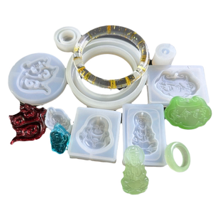 胎毛纪念品滴胶diy手工制作材料套装 母乳手镯戒指胎发乳牙长命锁