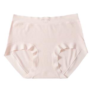 内女大码胖mm中腰无痕超弹无拘束感200斤纯棉5A抑菌档不夹档