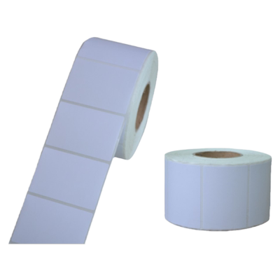 热卖白色标签纸60x40横排条码