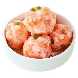 丰华95%纯虾滑新鲜挤袋0添加低脂高蛋白火锅食材早餐半成品100克b