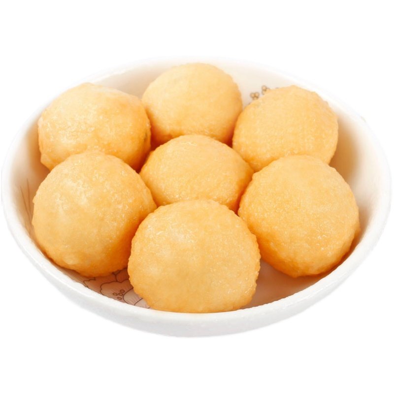 平海咖喱黄金鱼蛋A级港式小吃店鱼丸关东煮弹牙冷冻水产2.5kg/包