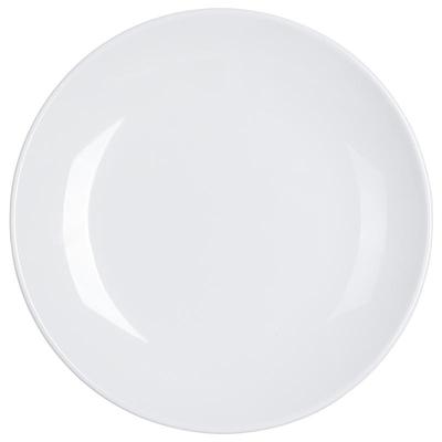 仿瓷盘子塑料白盘子密胺餐具学校餐厅饭店自助餐盘盖浇饭盘商用盘