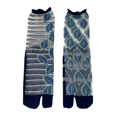 AB中筒袜洞洞妖不对称薄棉ins