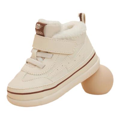 巴拉巴拉婴儿学步鞋男童女童加绒运动鞋儿童软底加厚鞋底冬季童鞋