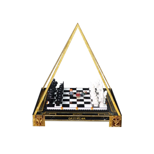 LYB乐一百适用于乐高76392霍格沃茨巫师棋展示盒亚克力防尘罩透明