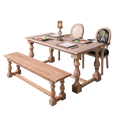 全实木桌测试推荐规格颜色可定做