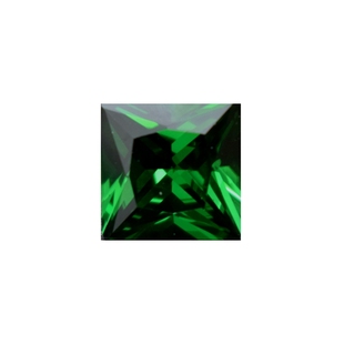 正方公主方形祖母绿宝石裸石戒面裸石耳钉吊坠镶嵌用石5月生辰石