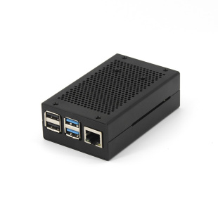 定制树莓派3b/4b铝合金外壳Raspberry Pi 4散热壳子风扇盒子配件
