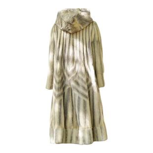 十字貂皮衣服女皮草整貂裘皮外套水貂貂皮大衣女长款帽子2019新款