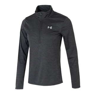 UA安德玛速干长袖t恤女装春季女子健身衣跑步半拉链运动服套头衫