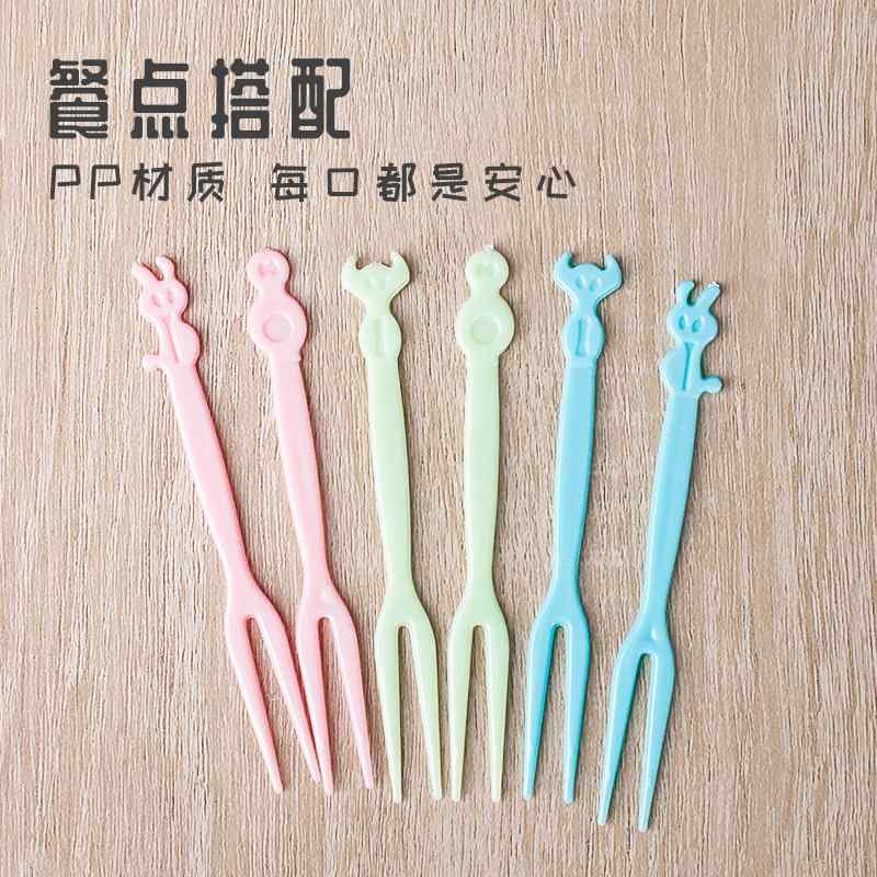 一次性餐盒牛皮纸圆形外卖快餐送盒叉子水果盒带打包便当沙拉盖