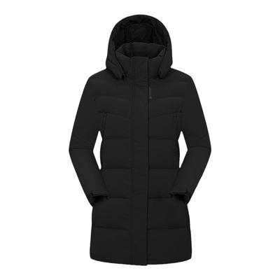 连帽保暖羽绒服乐飞叶防泼水女士