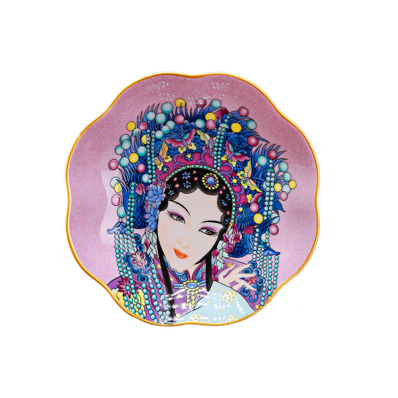 陶瓷精致下午茶点心盘高脚瓜子盘