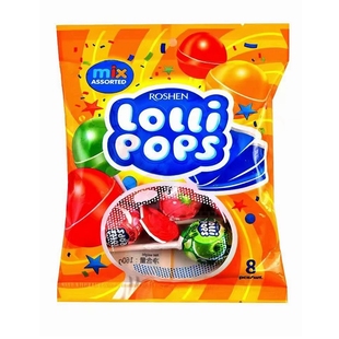 进口糖果如胜果汁酸乳奶昔味棒棒糖进口混合糖果喜糖休闲零食年货