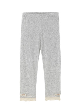 女童高弹透气不掉档九分打底裤