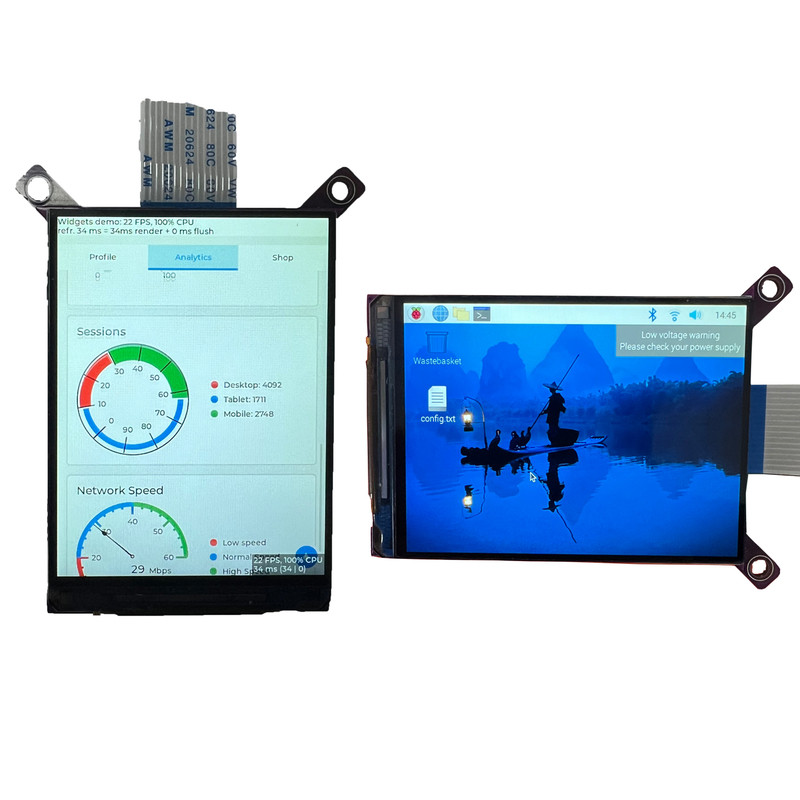 高清2.8寸480x640IPS树莓派MIPIDSI15P液晶显示彩屏ESP32P4触摸