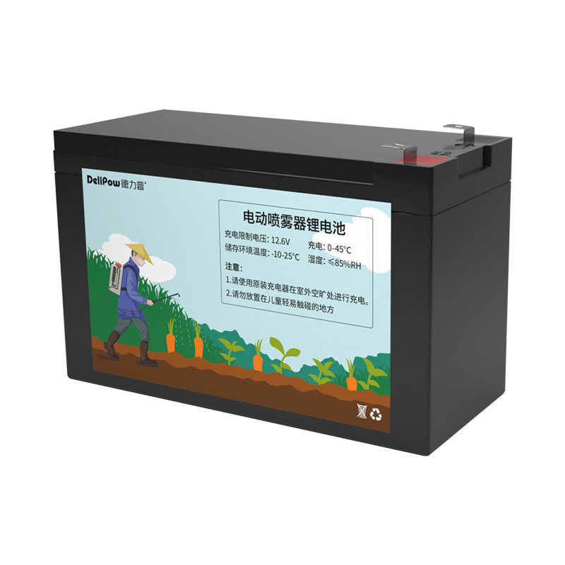 德力普12v喷雾器锂电池大容量