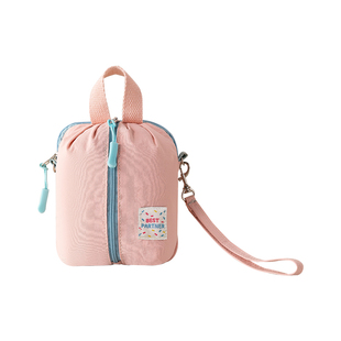 撞色马卡龙卫生棉包便携式手提拉链姨妈巾收纳袋多层化妆包月事包