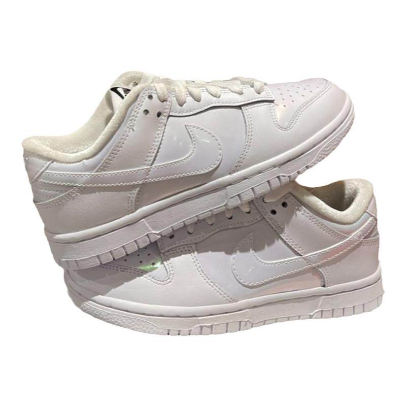 正品耐克 Dunk Low 女子漆皮镭射时尚休闲运动板鞋冬季FD8683-100