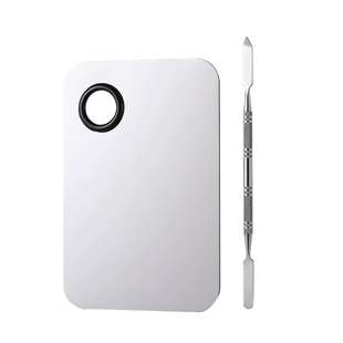 粉底液调色棒化妆师专用底妆调和板影楼专业不锈钢遮瑕膏调色工具