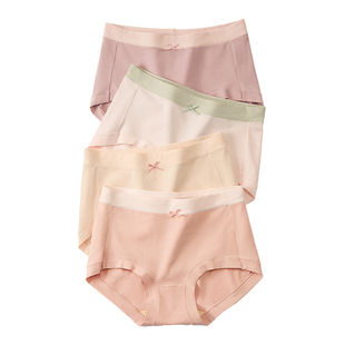 3条装 新一步2026年夏季新款内裤中年女中腰包臀纯棉裆大码三角裤