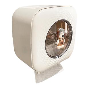 卫生间厕纸盒厕所纸巾盒卷纸筒盒卫生纸置物架抽纸盒子壁挂式防水