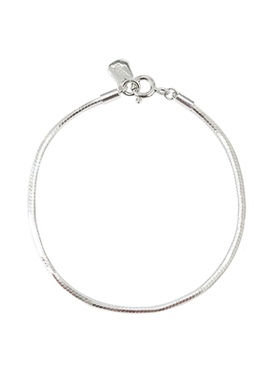 原创蛇骨手链纯银极简冷淡风