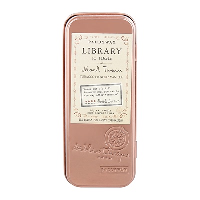 Paddywax药剂师图书馆大豆蜡双芯小众香氛旅行装卧室安神香薰蜡烛